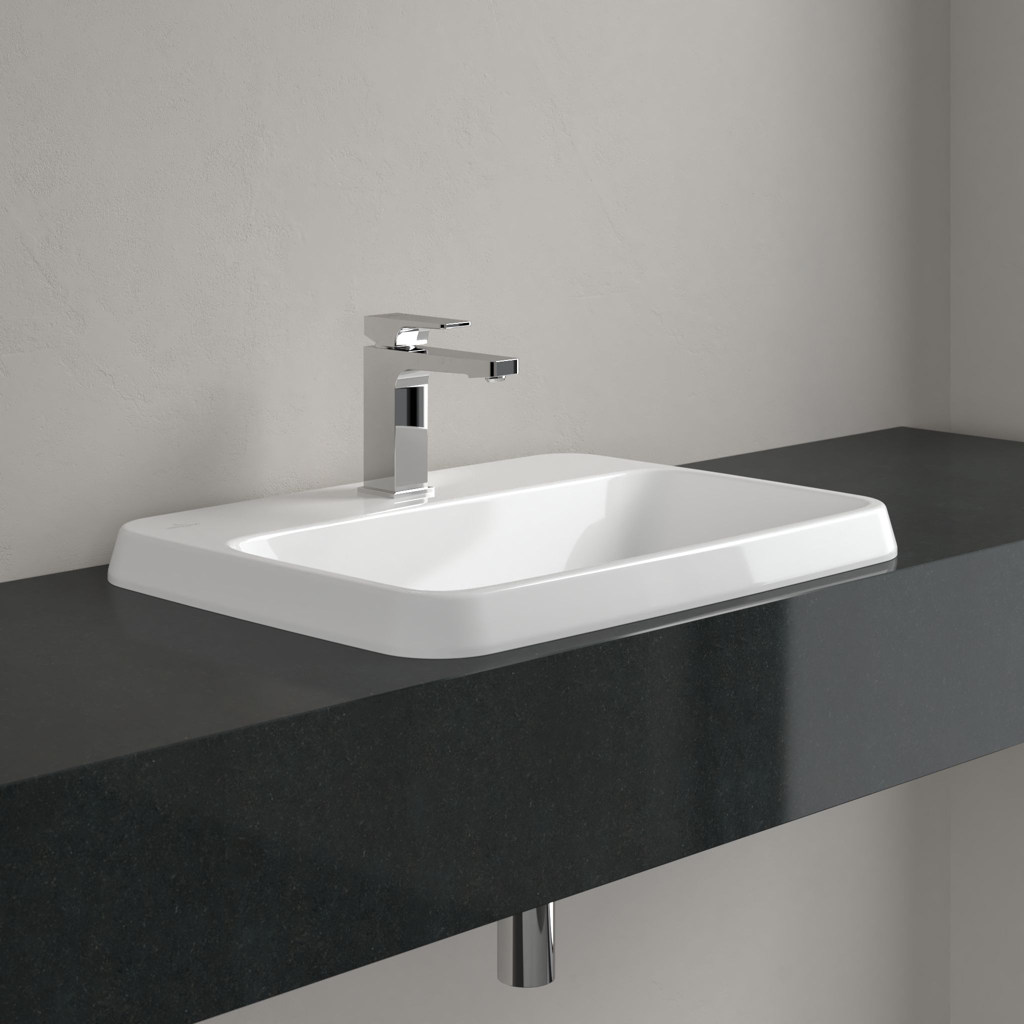 Villeroy & Boch Architectura umywalka 60x45 cm wpuszczana prostokątna Weiss Alpin 5A676101 - Wysyłka w 24h