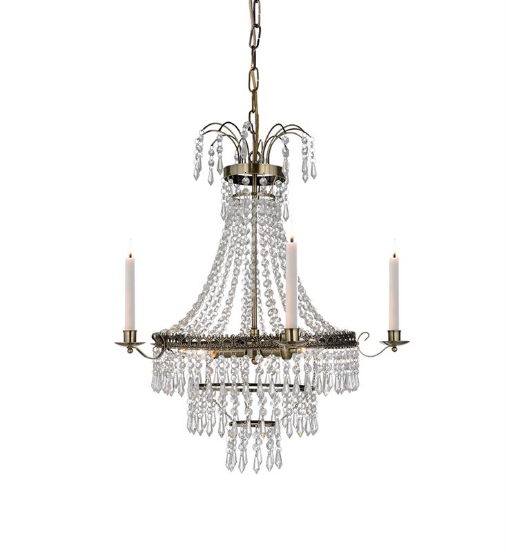 Markslöjd Marielund lampa wisząca 3x40W antyczny/mc 105157