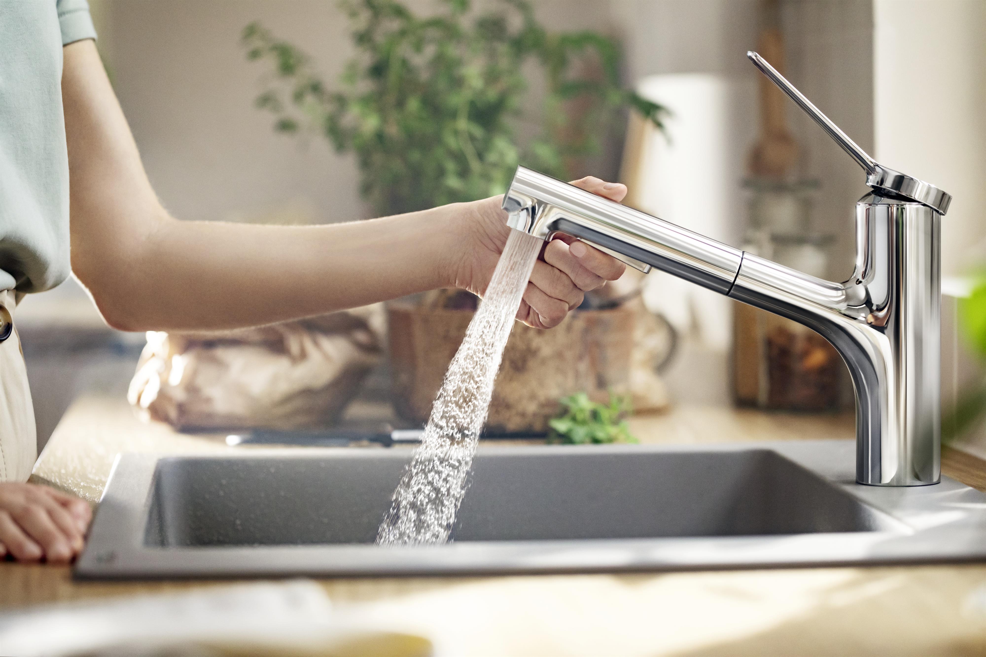 Hansgrohe Zesis M33 bateria kuchenna stojąca chrom 74821000