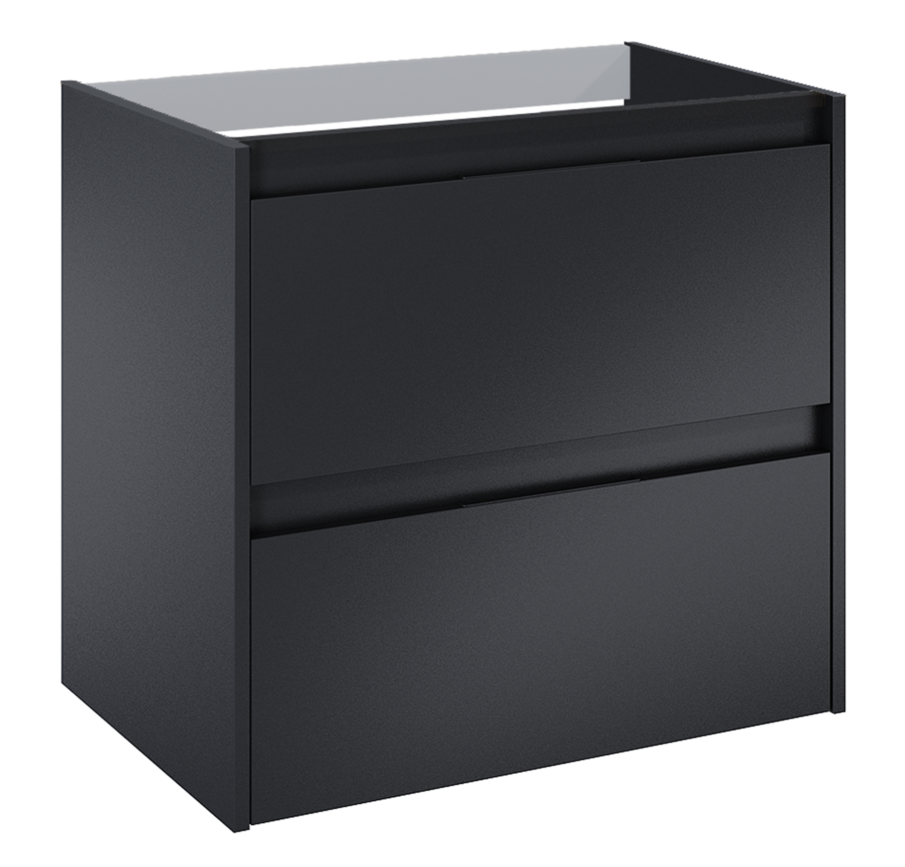Roca Alpine szafka 45,2x68,5x59 cm podumywalkowa wisząca czarny mat A857864532