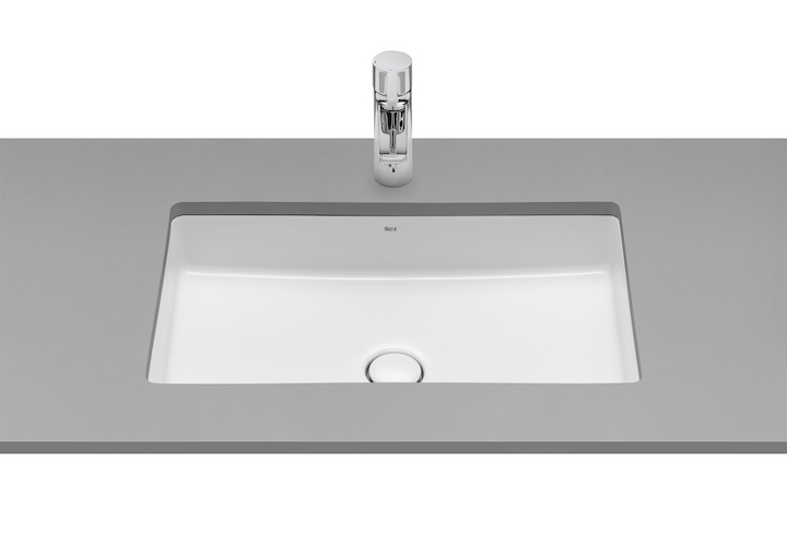 Roca Inspira umywalka 54x32 cm prostokątna podblatowa biała A327535S00