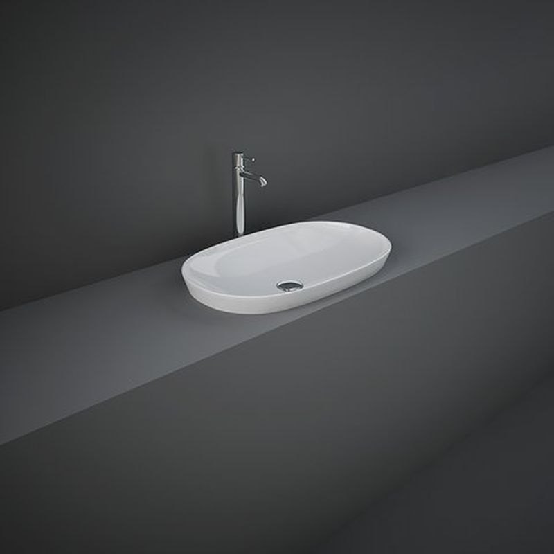 Rak Ceramics Variant umywalka 60x36 cm wpuszczana owalna Alpine White VARDI36000AWHA