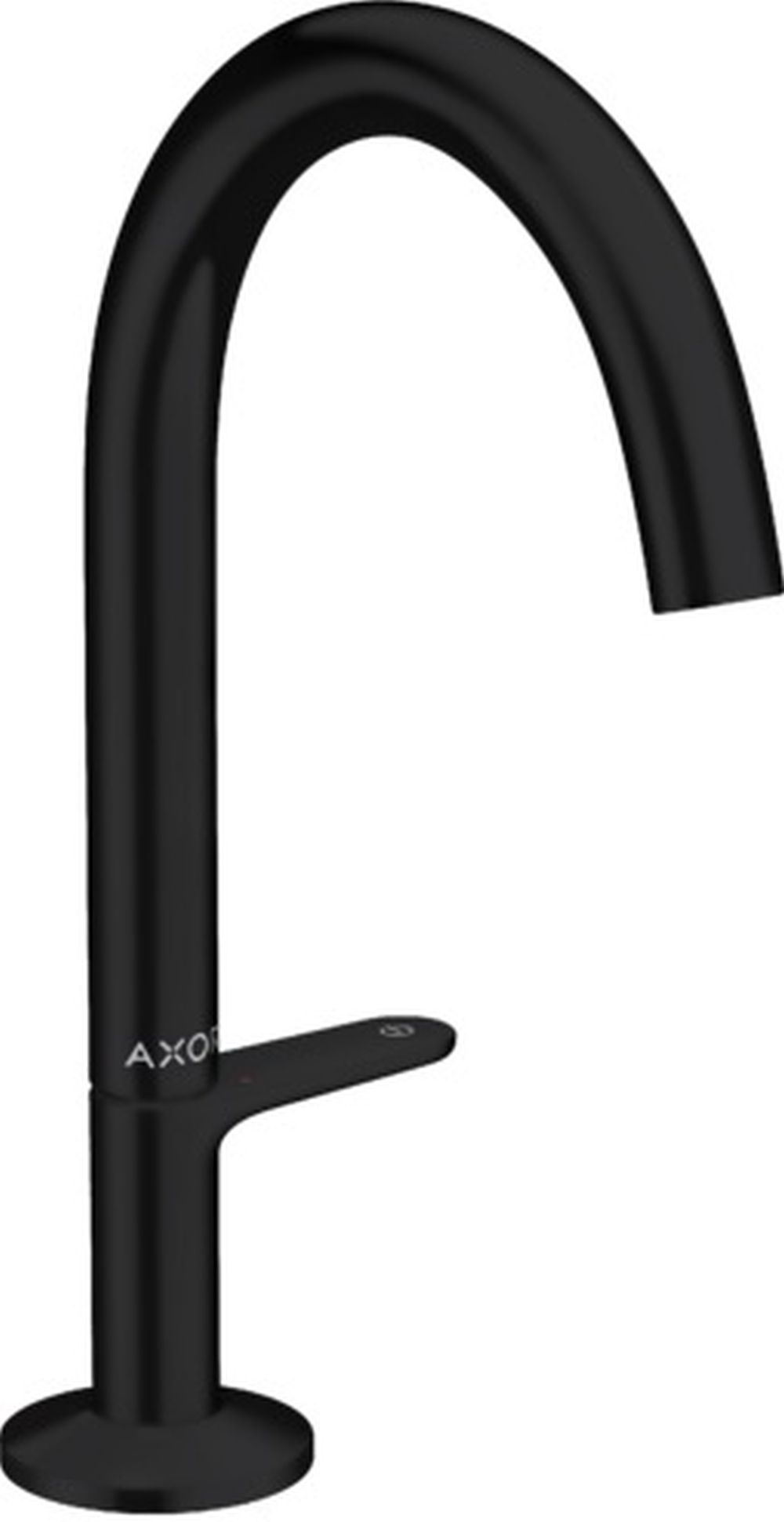 Axor One bateria umywalkowa stojąca czarny mat 48020670