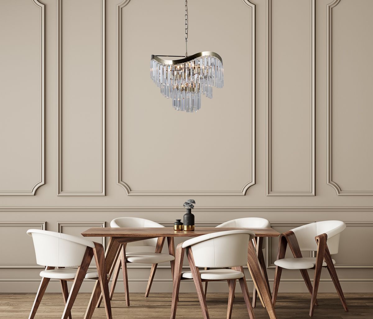 Italux Sabriga lampa wisząca8x40 W brąz antyczny PND-44544-8