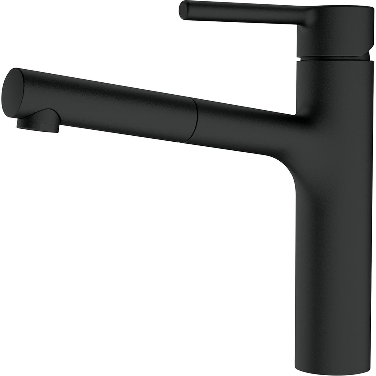 Franke Centro Pull-Out bateria kuchenna stojąca z wyciąganą wylewką czarny mat 115.0621.592 - Wysyłka w 24h
