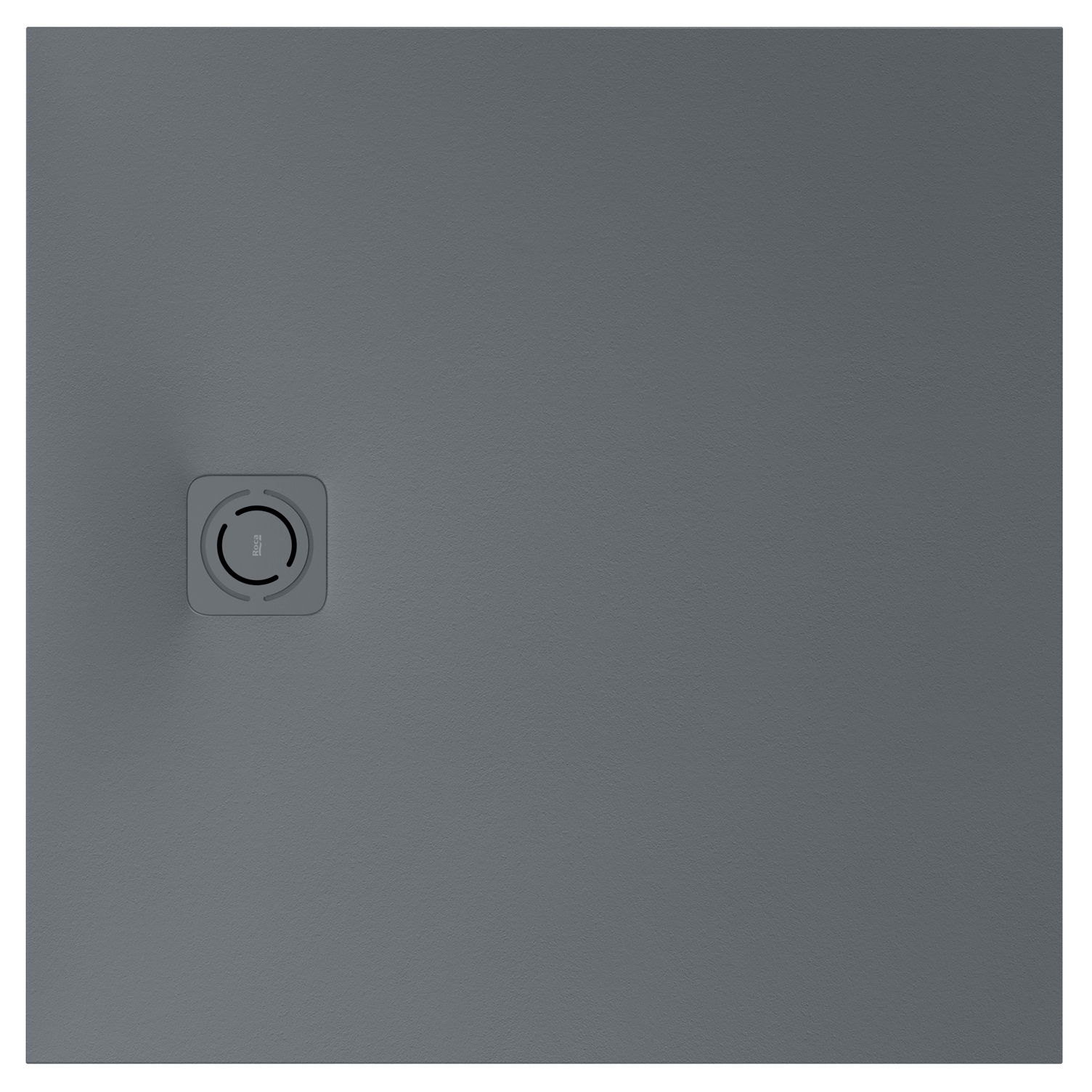 Roca Magma brodzik kwadratowy 90x90 cm kompozyt Stonex szary APE0138438403200