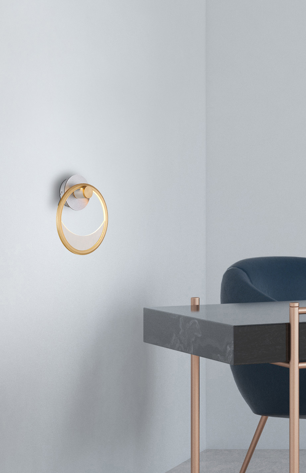 Globo Lighting Umbra kinkiet 1x16 W biały-złoty-srebrny 67333-16W