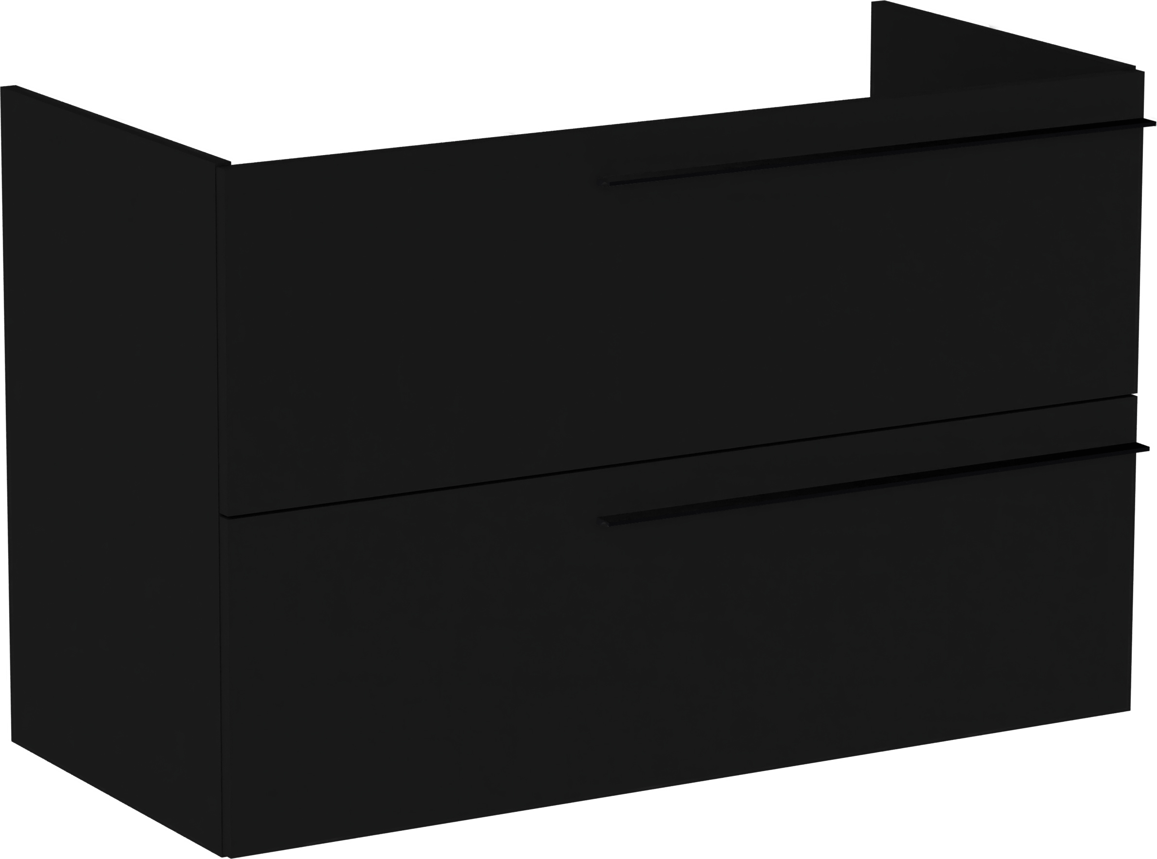 Roca Ella szafka 100 cm podumywalkowa wisząca czarny mat A857771532
