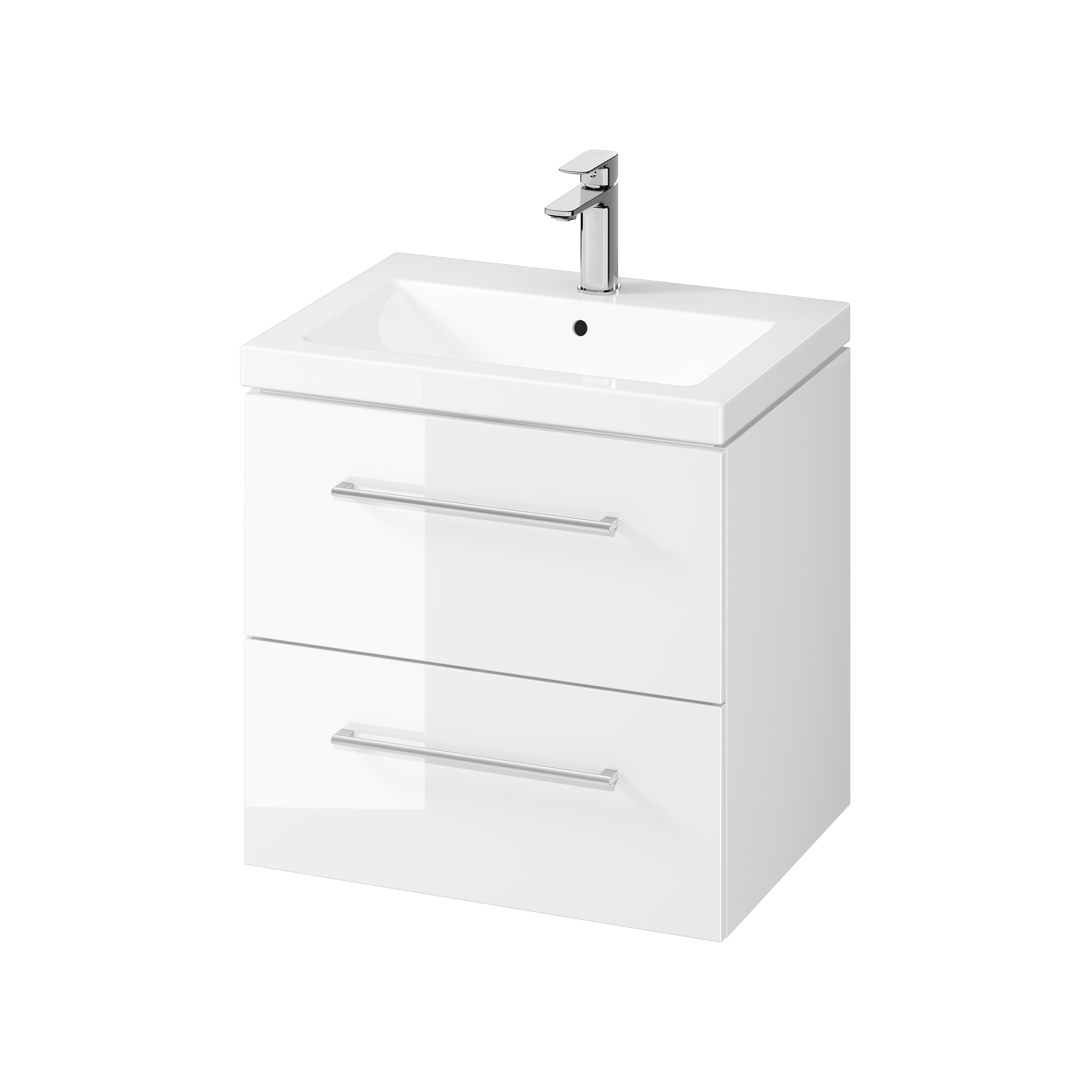 Cersanit Larga umywalka z szafką 60 cm białą S801-574