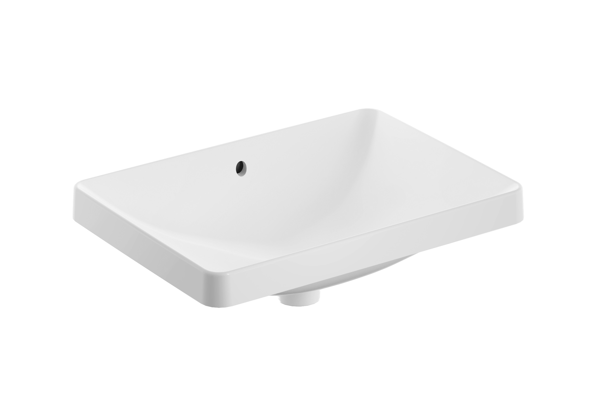 Geberit Variform umywalka 55x40 cm prostokątna wpuszczana biała 500.736.01.2