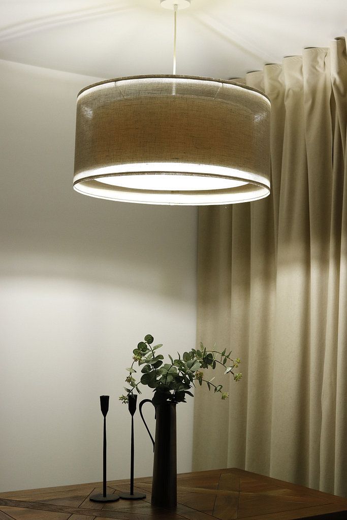 BPS Koncept Duo len light lampa wisząca 1x60 W beżowa 0MGO-001-60