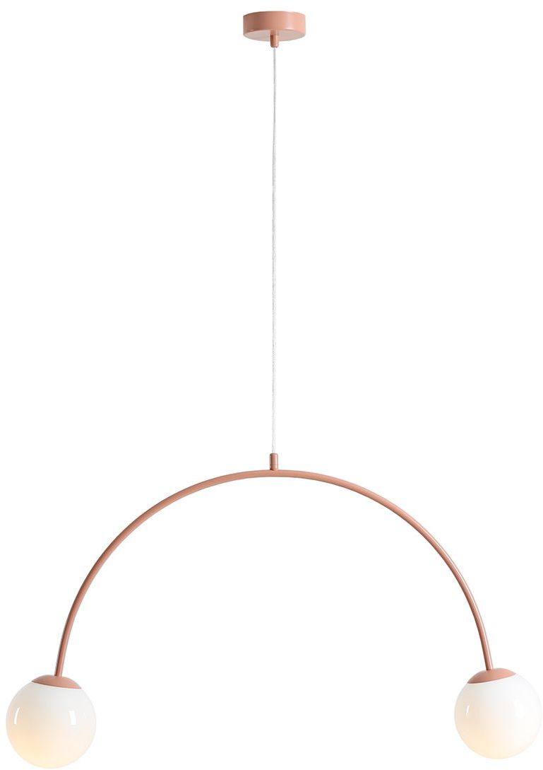 Aldex Una lampa wisząca 2x10 W pomarańczowa 1116H11