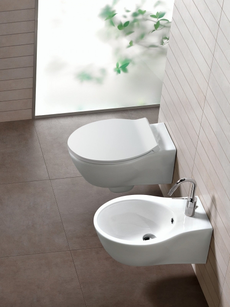 Hatria Nido miska WC wisząca biała YXMD01
