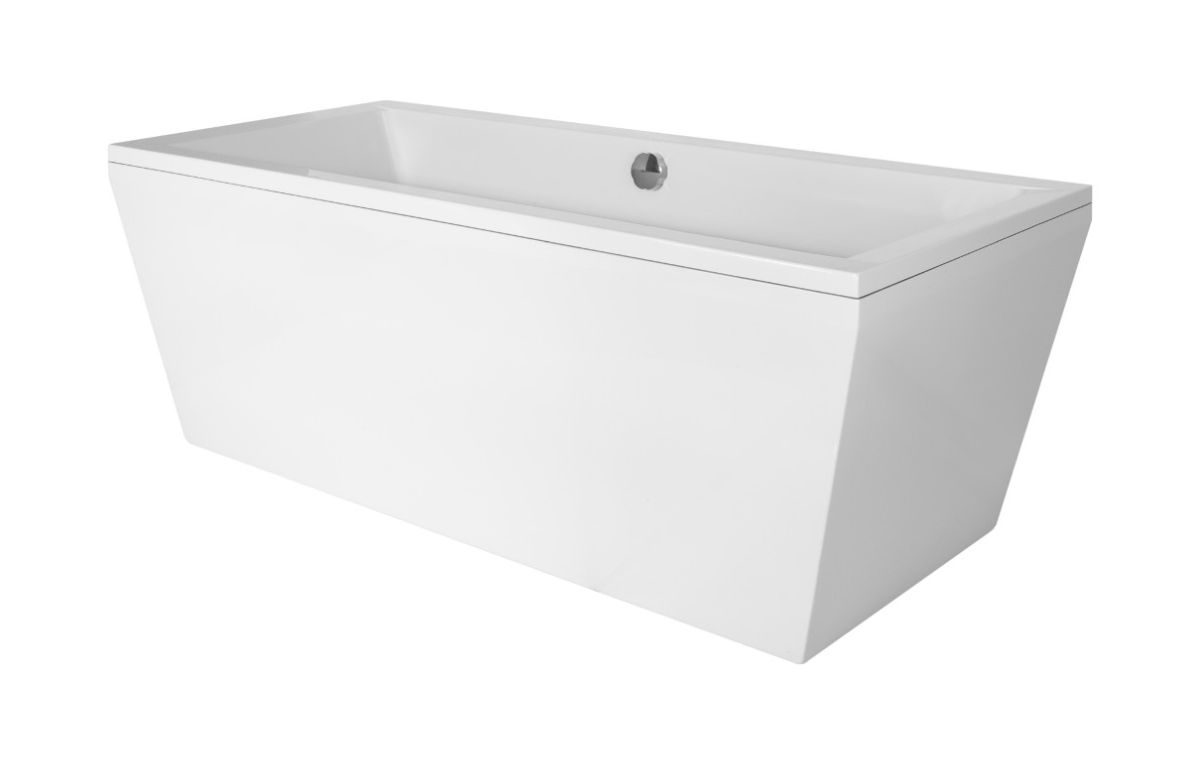 Besco Vera wanna wolnostojąca 180x80 cm prostokątna biała #WKV-180-WO