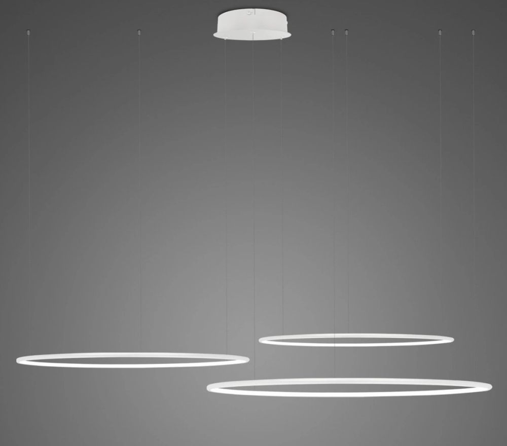 Altavola Design Ledowe Okręgi lampa wisząca 91W LED biały LA075/CO3_100_in_3k_white_dimm