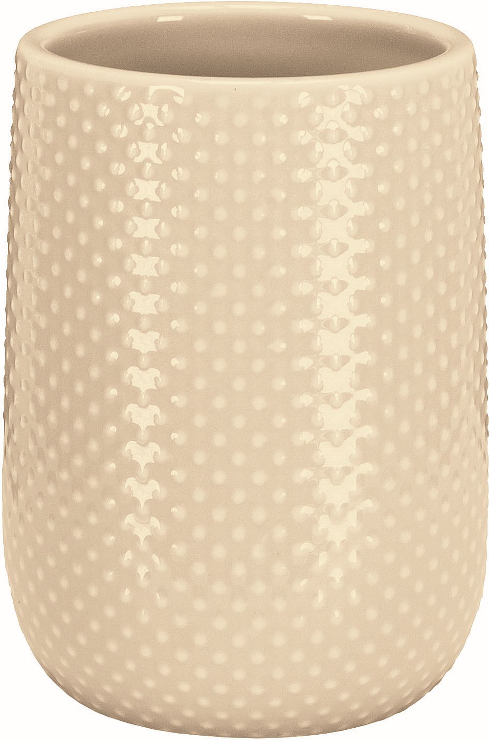 Kleine Wolke Dotty kubek na szczoteczki stojący beżowy 8030226852