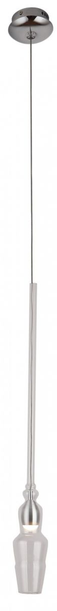 MaxLight Murano lampa wisząca 1x3W LED chrom P0245