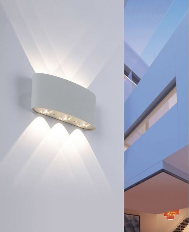 Paul Neuhaus Carlo kinkiet zewnętrzny 6x0,8W LED srebrny 9488-21