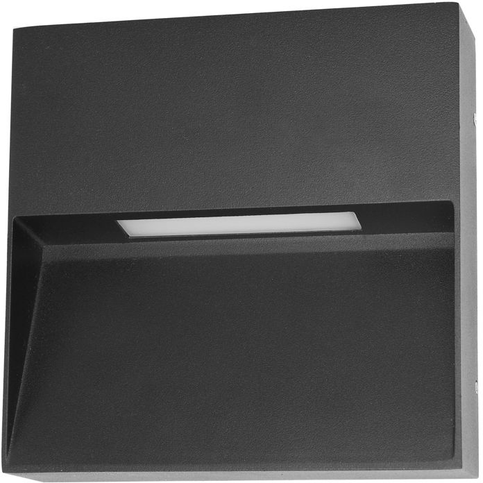 Italux Fenis 3K kinkiet zewnętrzny 1x3 W czarny OWL-2685-3K