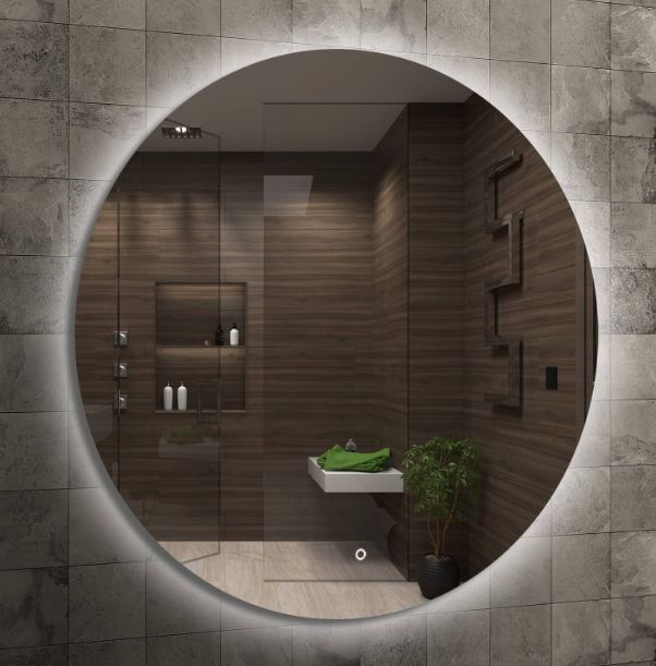 Venti Koło Led lustro 60 cm okrągłe z oświetleniem