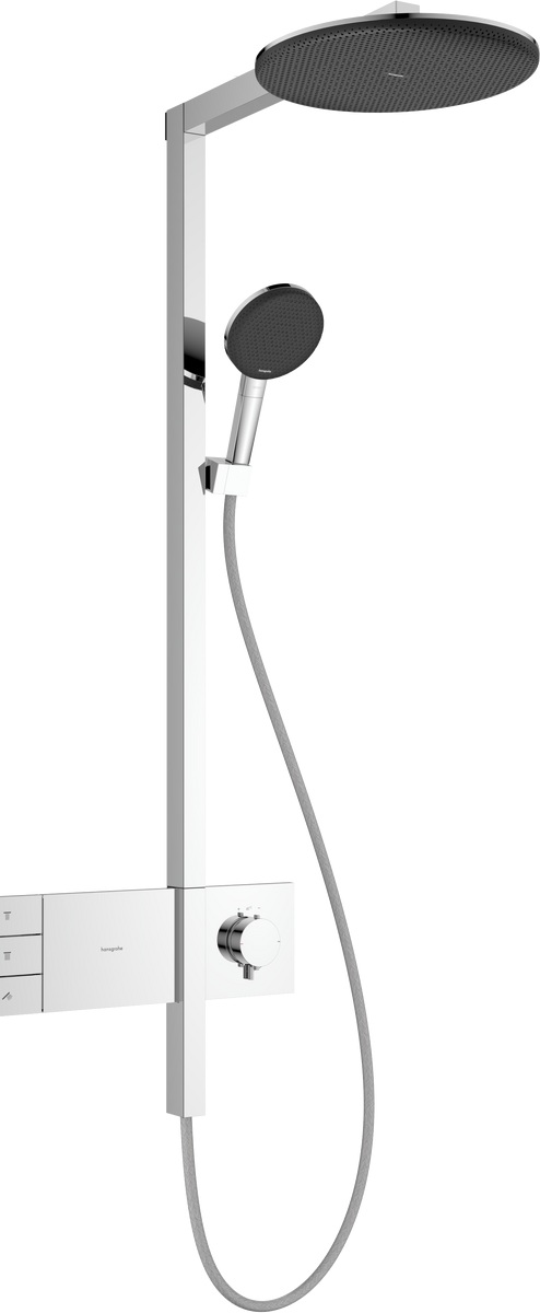 Hansgrohe Raindance Alive S zestaw prysznicowy ścienny termostatyczny z deszczownicą chrom 24595000