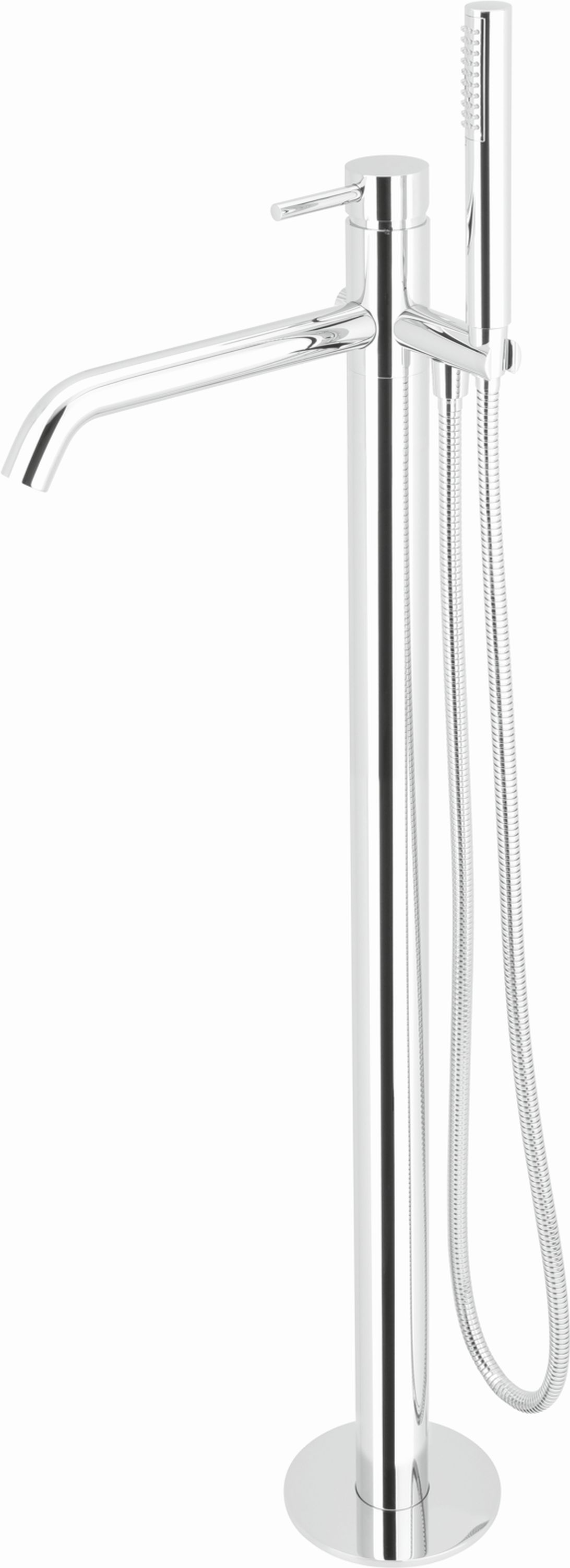 Herzbach Deep bateria wannowo-prysznicowa wolnostojąca chrom 18.220700.1.01