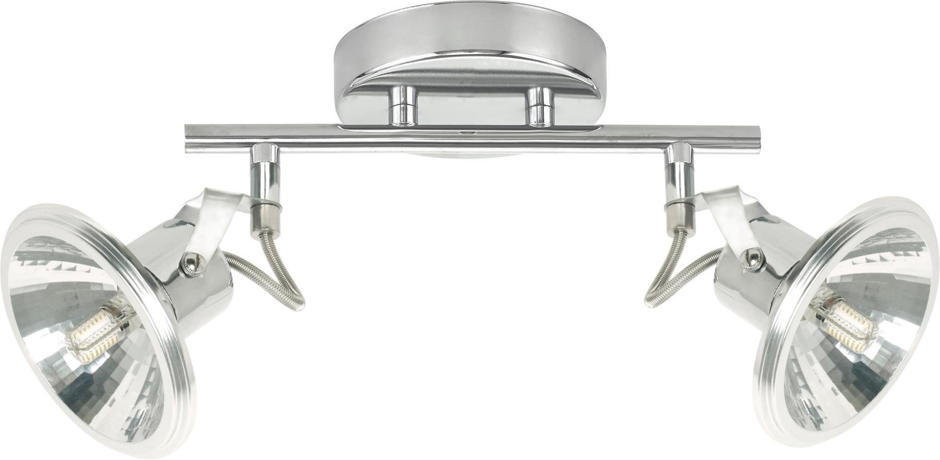 Candellux Moon lampa podsufitowa 2x3,5W LED chrom 92-28082