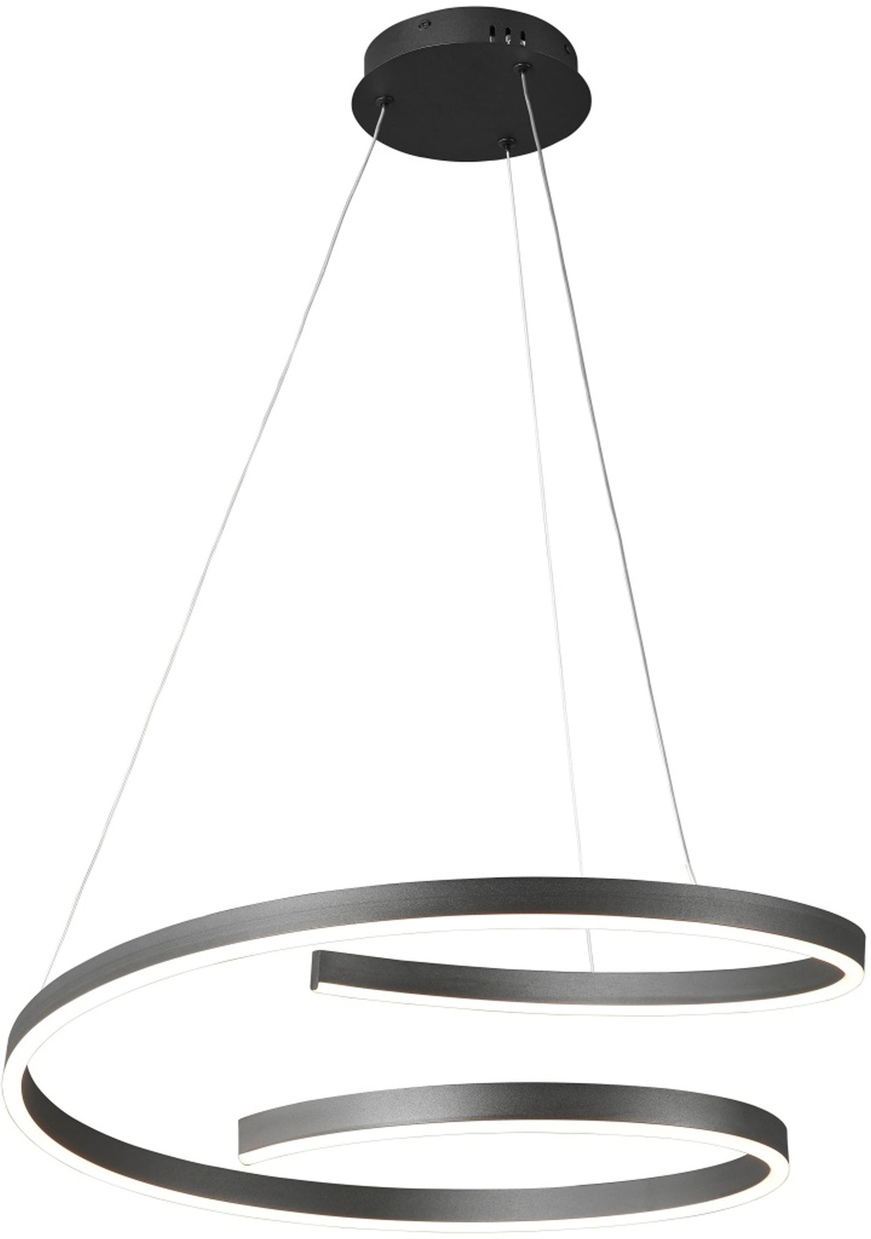 Kaja Koloso lampa wisząca 1x50W LED czarny K-8183