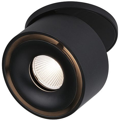 Paulmann Spircle lampa podsufitowa 1x8W LED czarny mat 93370