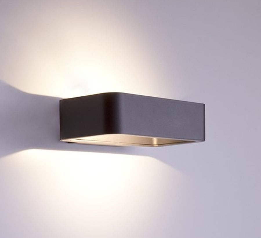 Nowodvorski Lighting Muno kinkiet zewnętrzny 1x6W LED grafitowy 6776