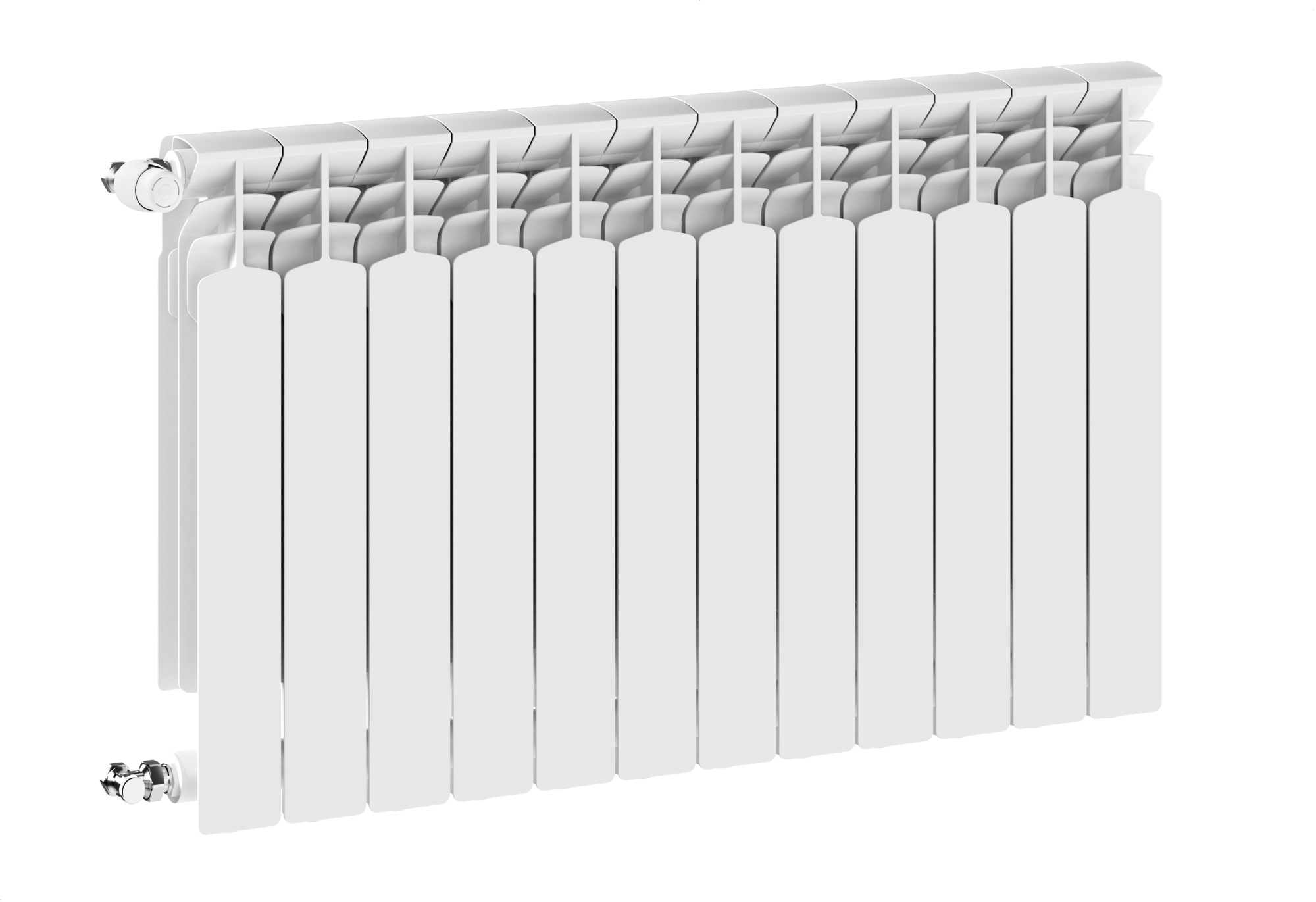 KFA Armatura G600F/12 grzejnik pokojowy 67,2x 96,6 cm biały 772-120-44