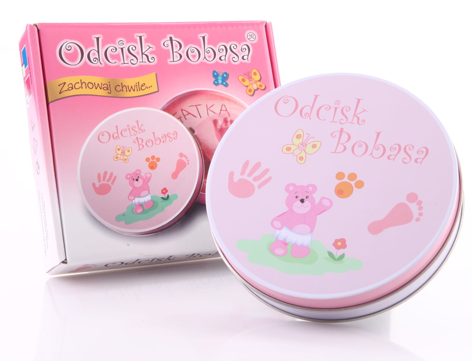 Pamiątka Odcisk bobasa na prezent