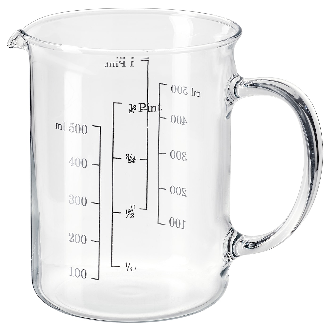 IKEA VARDAGEN dzbanek z miarką, szkło, 0.5 l