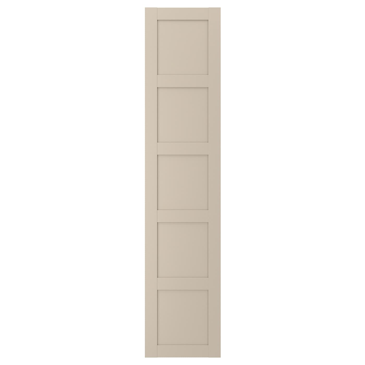 IKEA BERGSBO drzwi, szarobeżowy, 50x229 cm