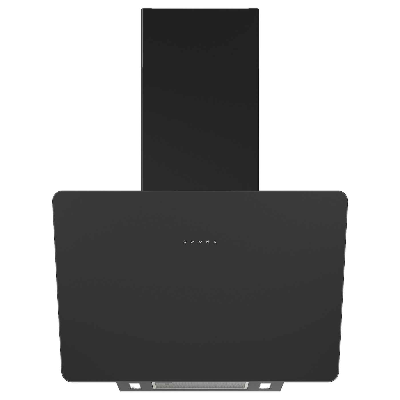 IKEA FINSMAKARE wyciąg montowany do ściany, czarny, 70 cm