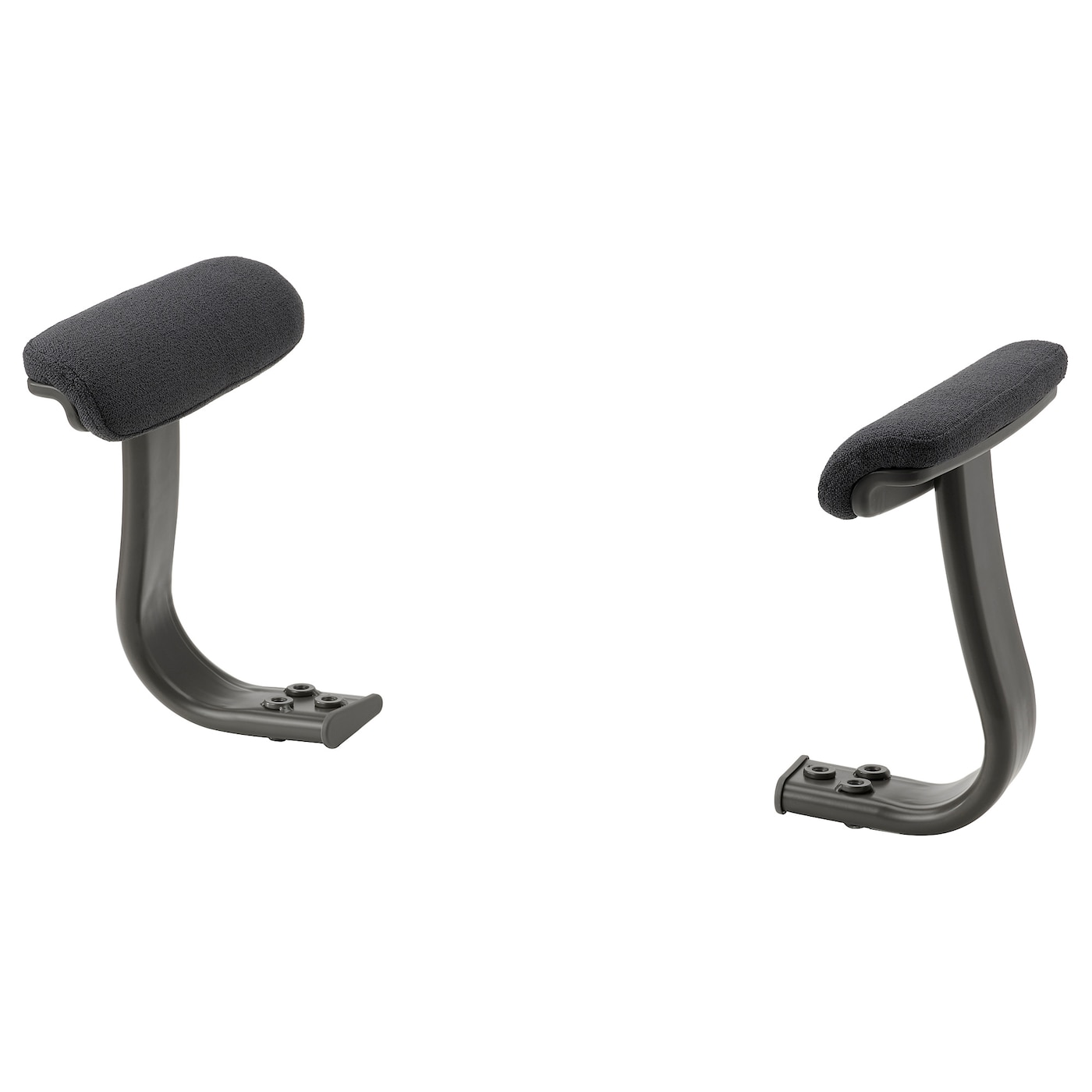 IKEA MULLFJÄLLET podłokietnik, Naggen ciemnoszary, Szerokość: 9 cm