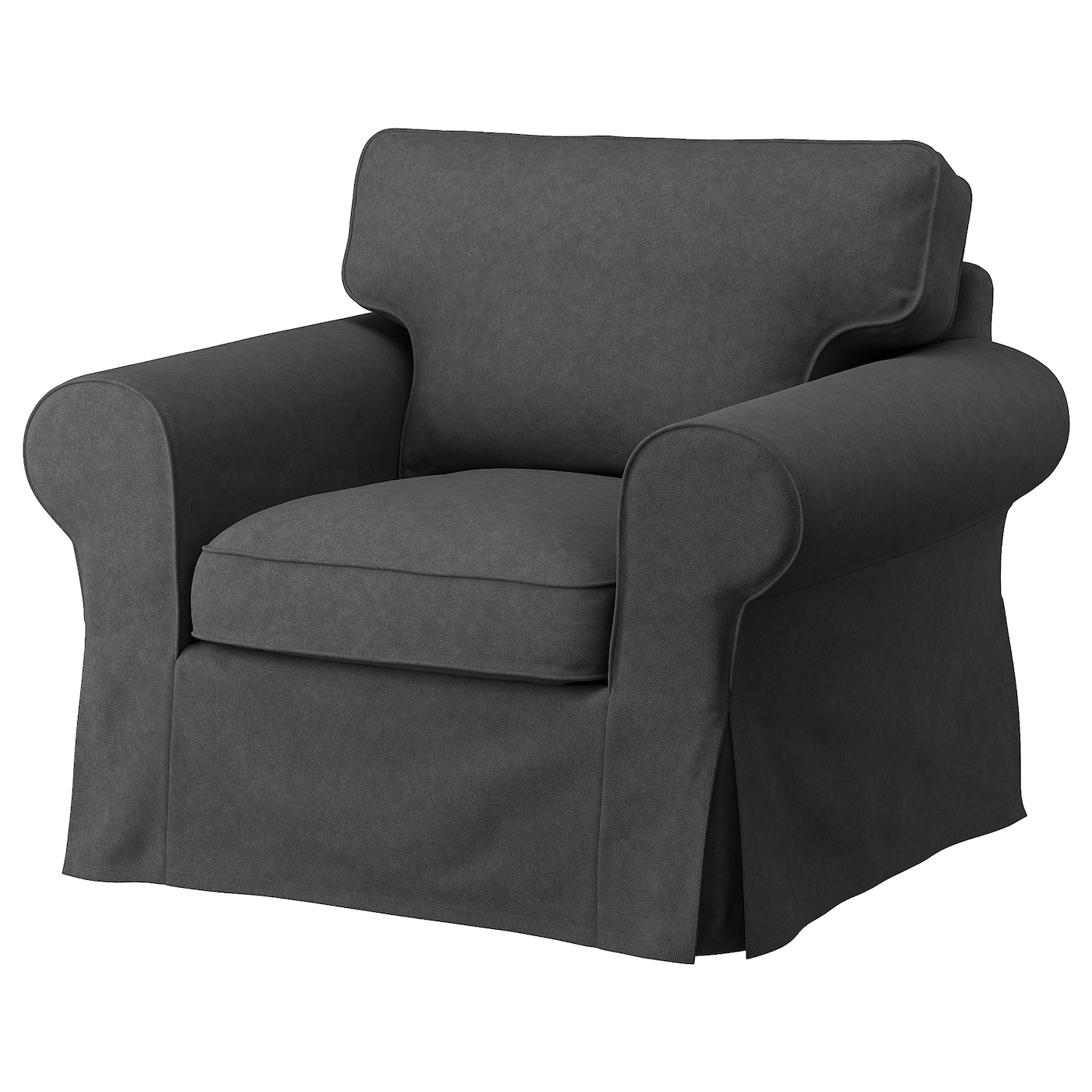 IKEA EKTORP fotel, Tallmyra średnioszary, Szerokość: 104 cm