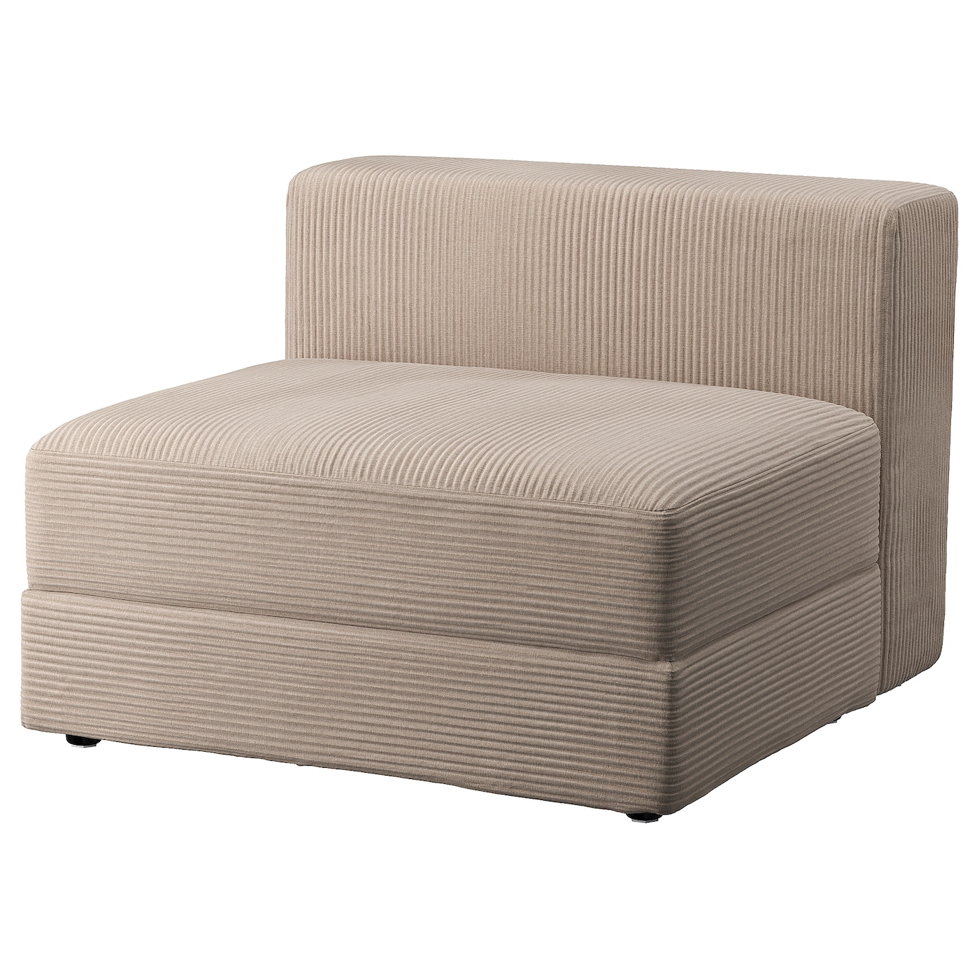 IKEA JÄTTEBO moduł 1,5-osobowy ze schowkiem, Samsala szarobeżowy, Szerokość: 95 cm