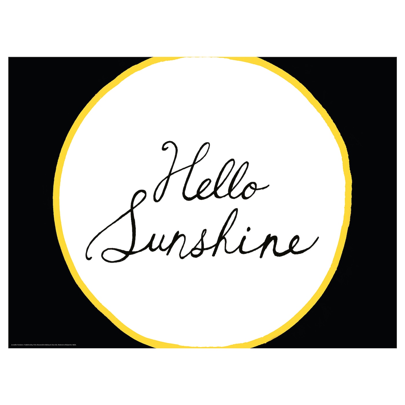 IKEA BILD Plakat, Hello, 40x30 cm