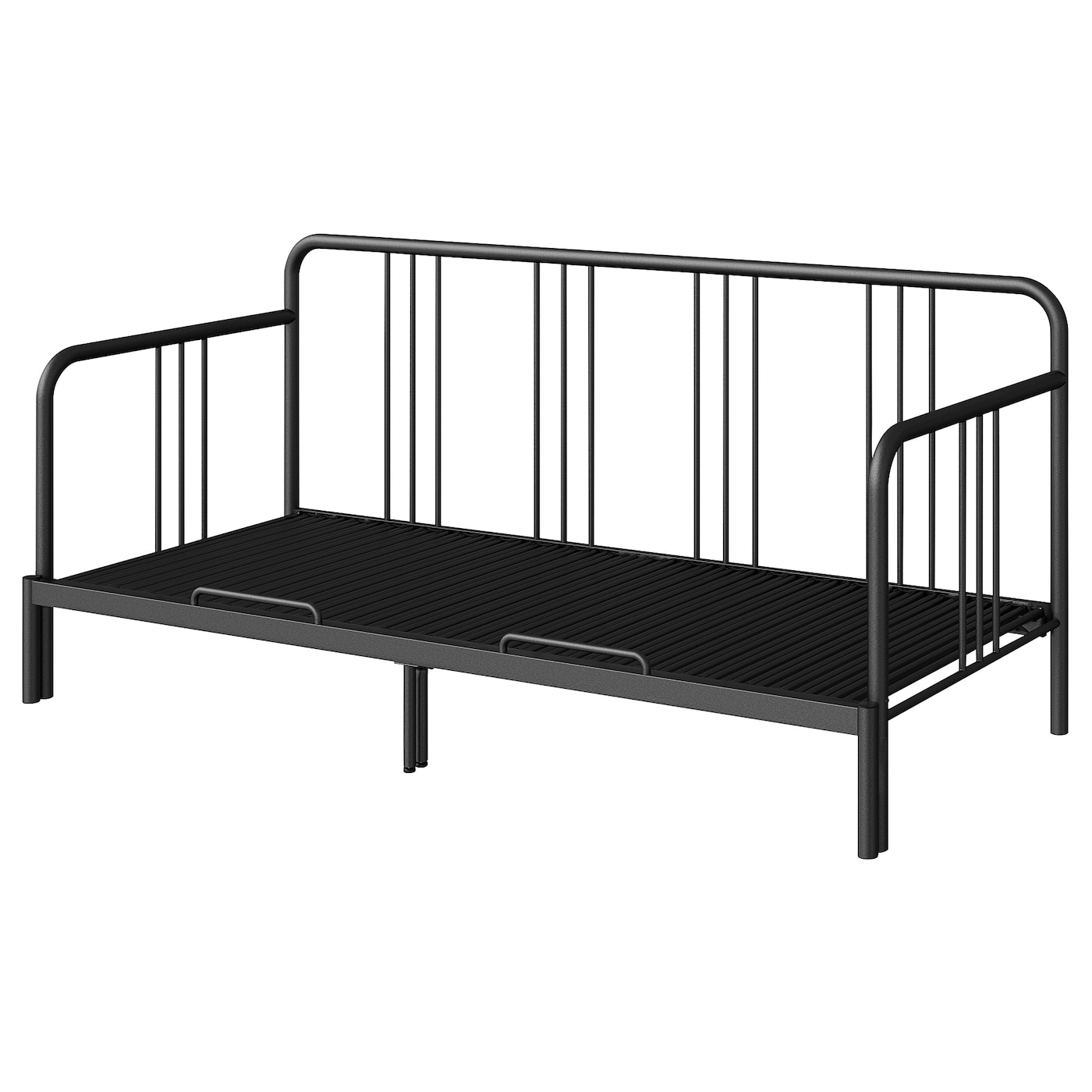 IKEA FYRESDAL rama leżanki, czarny, 80x200 cm