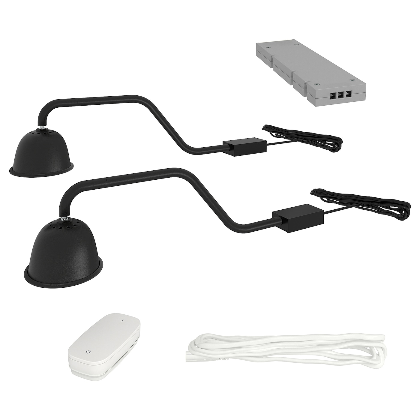 IKEA TVÄRDRAG / TRÅDFRI zestaw oświetl, czarny