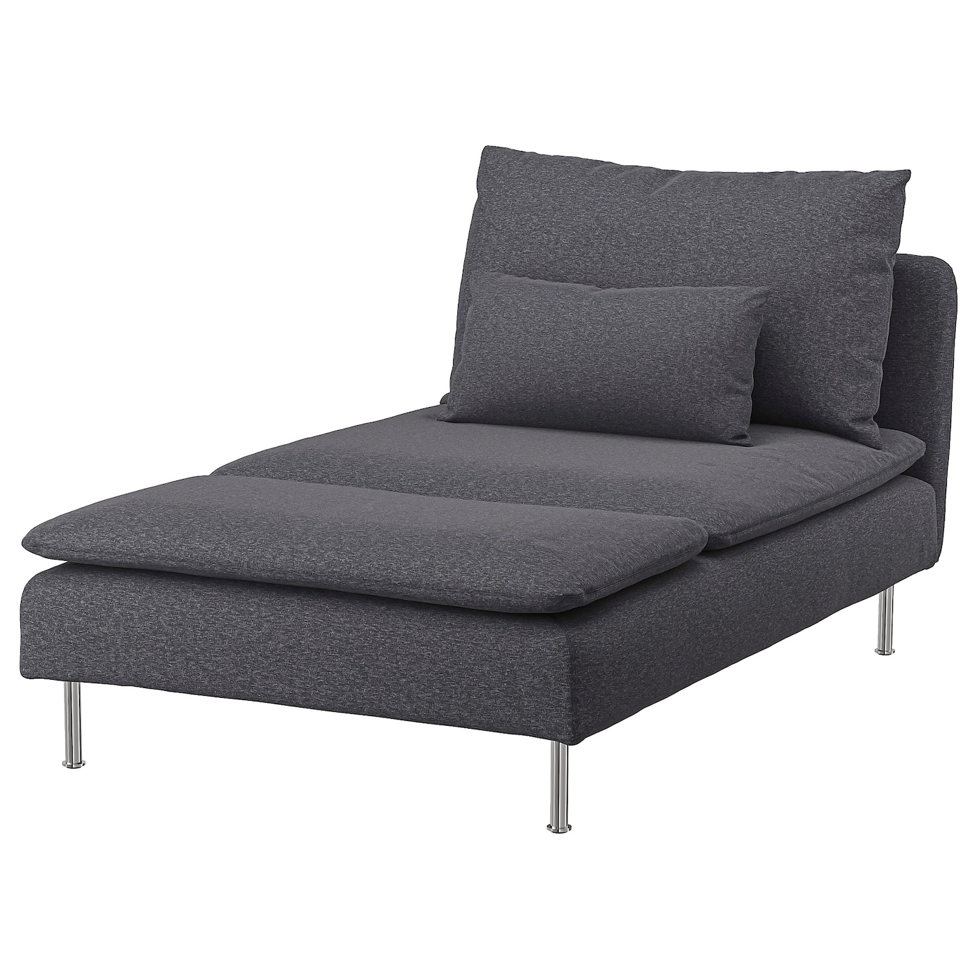 IKEA SÖDERHAMN szezlong, Gunnared średnioszary, Szerokość: 93 cm
