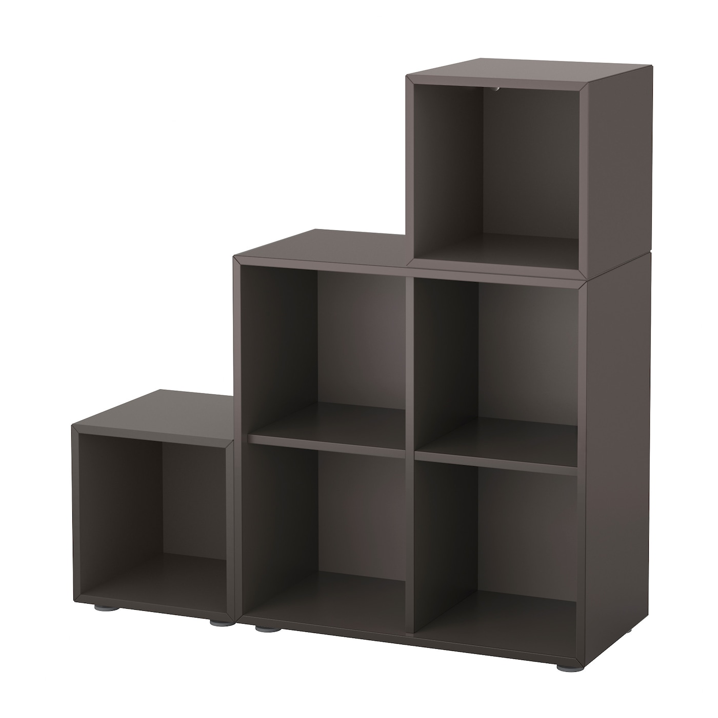 IKEA EKET kombinacja szafek ze stopkami, ciemnoszary, 105x35x107 cm