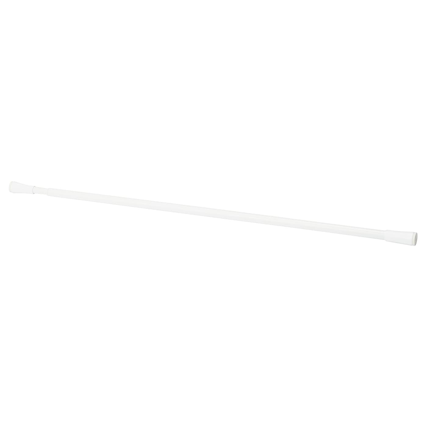 IKEA FJÄDRANDE karnisz, biały, 70-120 cm