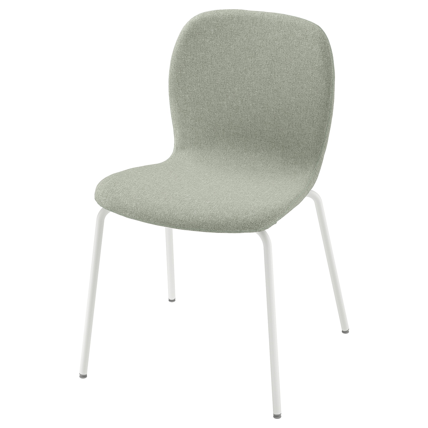 IKEA KARLPETTER krzesło, Gunnared jasnozielony/Sefast biały, Przetestowano dla: 110 kg
