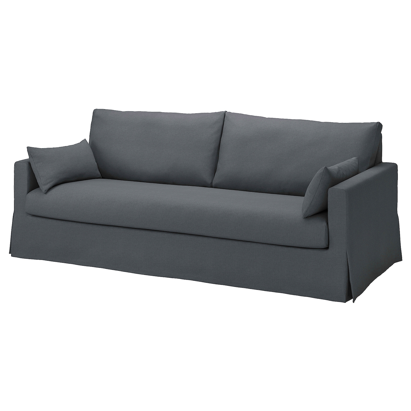IKEA HYLTARP sofa 3-osobowa, Gransel szary, Wysokość podłokietnika: 63 cm
