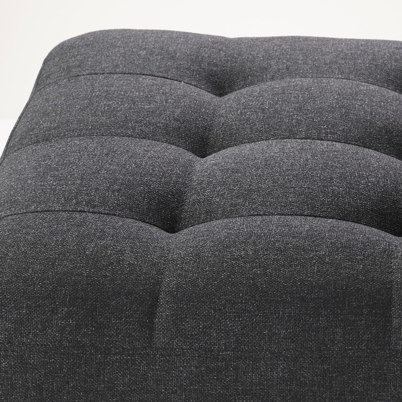 IKEA LANDSKRONA podnóżek, Gunnared ciemnoszary/drewno/czarny, Długość: 77 cm