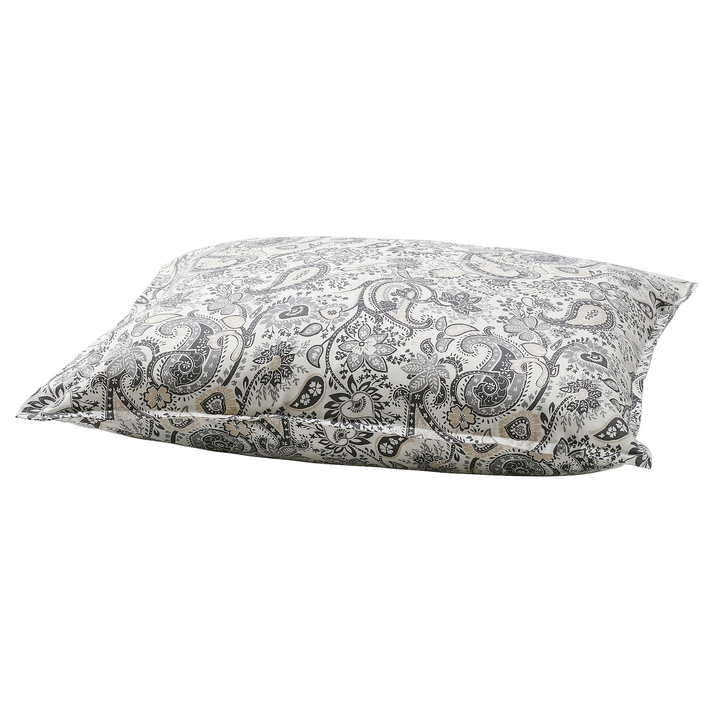 IKEA RODGERSIA poszewka, szary/biały, 50x60 cm