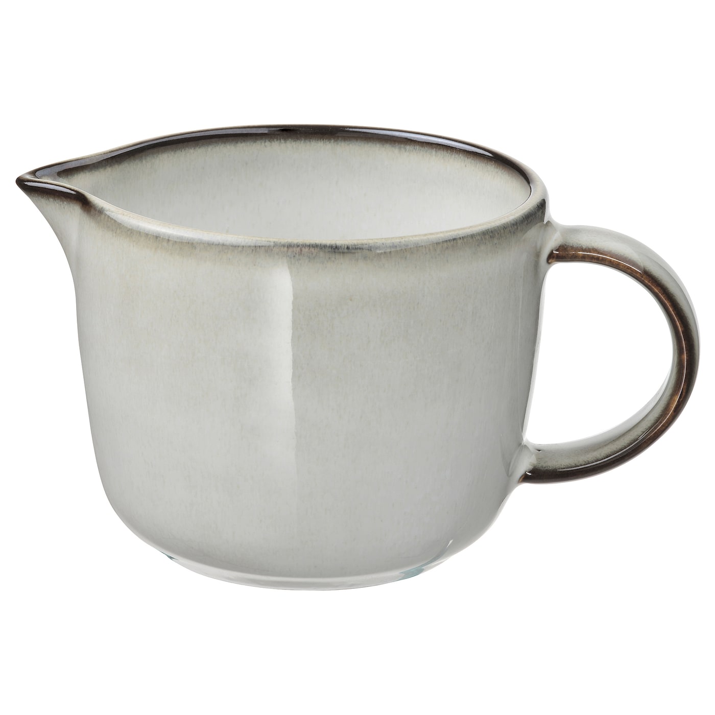 IKEA GLADELIG Dzbanek do mleka, szary, 0.4 l