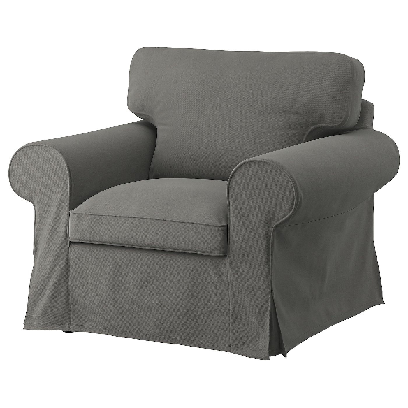 IKEA EKTORP fotel, Hakebo ciemnoszary